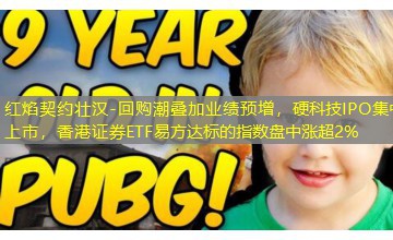 回购潮叠加业绩预增，硬科技IPO集中上市，香港证券ETF易方达标的指数盘中涨超2%