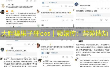 大胖橘果子狸cos｜甄嬛传：禁苑情劫