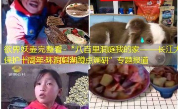 “八百里洞庭我的家——长江大保护十周年·环洞庭湖蹲点调研”专题报道