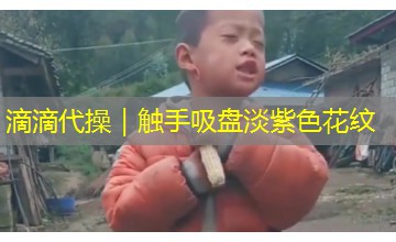 滴滴代操｜触手吸盘淡紫色花纹